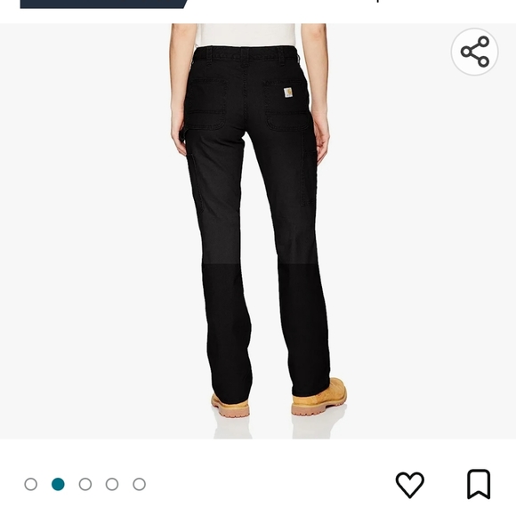 SOLD ‼️ Carhartt Loose fit SZ US 10 tall work pants cargos - Picture 4 of 12